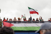 Pro-Palestinian protest in Quito