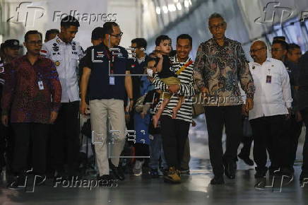 Arrival of Indonesian nationals repatriated from Iran following the Israel-Iran conflict