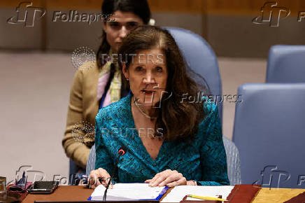United Nations Security Council meeting about the conflict between Israel and Iran, in New York