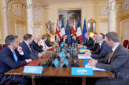 France's President Macron visits Britain