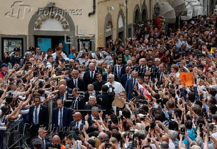 Pope Leo XIV leads Angelus prayer at Castel Gandolfo