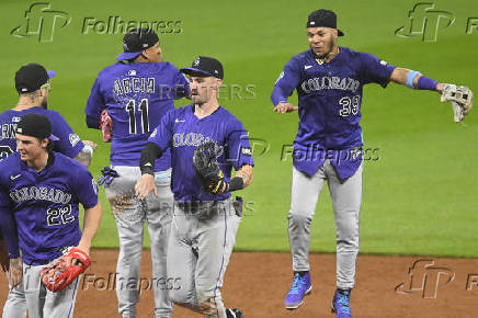 MLB: Colorado Rockies at Cleveland Guardians