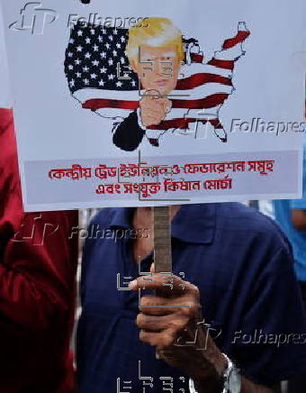 Left parties protest against US president, outside US embassy in Kolkata