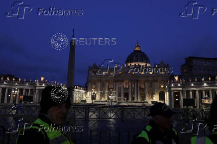 Pope Francis lies in state in St. Peter's Basilica at the Vatican