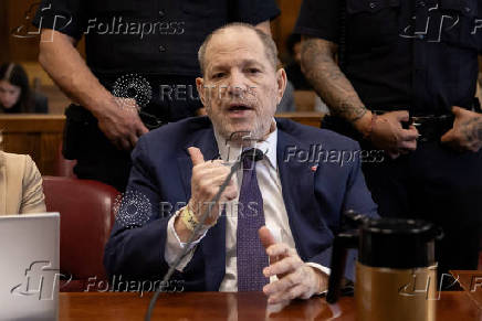 Weinstein appears at Manhattan Criminal Court for his rape and sexual assault trial in New York City
