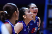 FIVB Volleyball Women's Nations League - Belgium vs Thailand