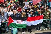 Ato contra o Genocídio Palestino - Praça  Roosevelt - SP