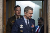 US defense secretary testifies before Senate on DOD budget