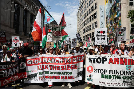 Pro-Palestinian demonstration in London