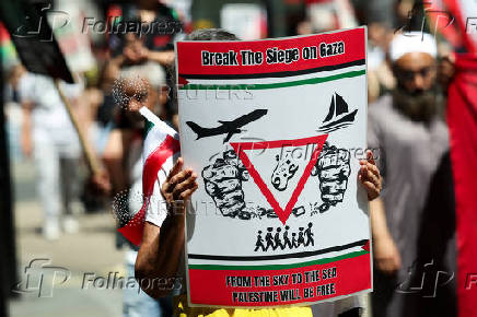 Pro-Palestinian demonstration in London