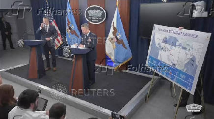 U.S. Defense Secretary Hegseth and Air Force chief hold briefing at Pentagon