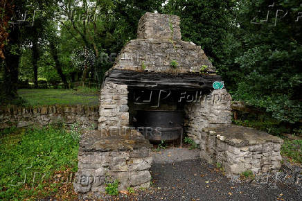 Irish famine era soup kitchen, in Lullymore