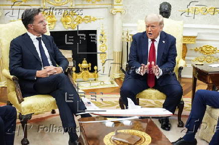 Trump meets with NATO Secretary General Mark Rutte in Washington