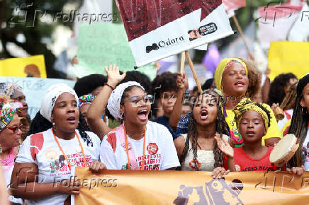 Marcha das Mulheres Negras, em Salvador
