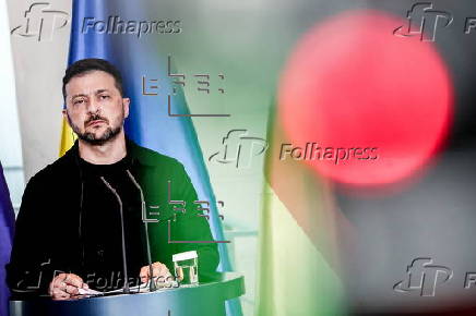 Ukraine's President Zelensky visits Berlin