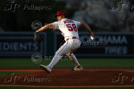 MLB: Cincinnati Reds at Los Angeles Angels