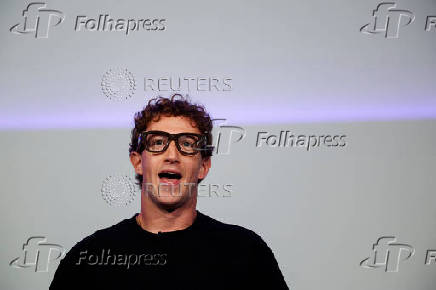 Meta CEO Mark Zuckerberg delivers a speech during the Meta Connect event in Menlo Park