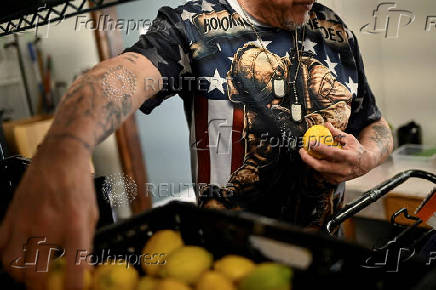 Food pantry is busy, weeks into the continuing U.S. government shutdown, in Fountain