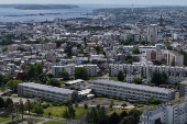 Drone view of Brest