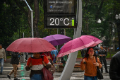 Chuva na região central de São Paulo