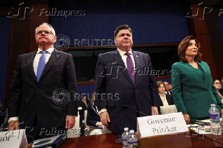 House Oversight Committee hearing with U.S. governors about state policies regarding undocumented migrants, in Washington