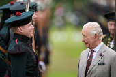 Britain's King visits Scotland for Holyrood Week