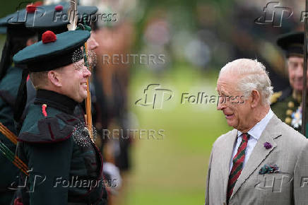 Britain's King visits Scotland for Holyrood Week