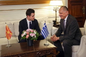 North Macedonia's Foreign Minister Mucunski visits Athens