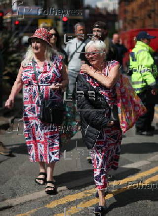 Britain First group hold 'March for Remigration' in Manchester