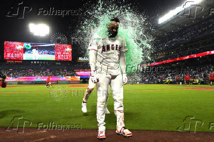 MLB: Los Angeles Dodgers at Los Angeles Angels