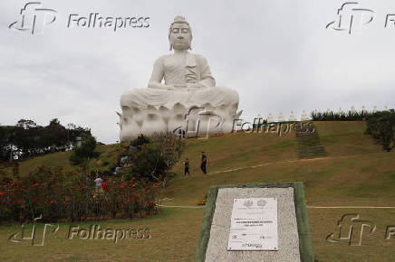 Estátua de buda em Ibiraçu (ES)