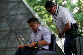 Ecuador's President and presidential candidate Daniel Noboa campaigns ahead of run-off, in Guayaquil