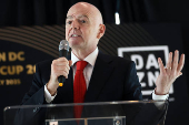 Soccer: FIFA president Gianni Infantino Press Conference