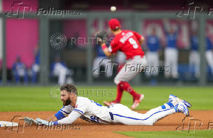 MLB: Cincinnati Reds at Kansas City Royals