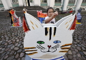 Hermitage Cat Day celebration in St. Petersburg