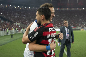 Partida entre Flamengo x Fortaleza pelo Campeonato Brasileiro no Maracanã.