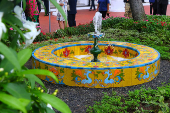España dona a Panamá una fuente de agua de estilo sevillano para su palacio presidencial