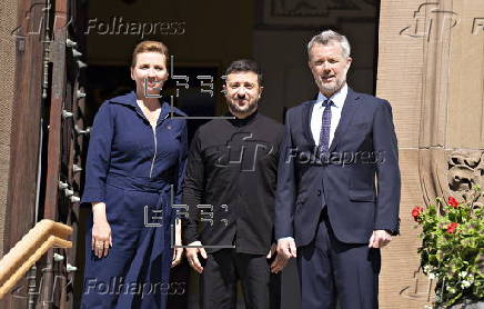 Ukrainian president visits Denmark as it inaugurates EU Presidency 2025