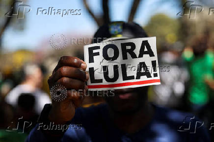 Protest in support of former Brazilian President Bolsonaro, in Brasilia