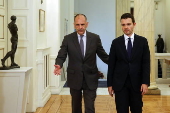 North Macedonia's Foreign Minister Mucunski visits Athens