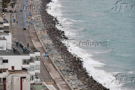 Aftermath of an earthquake struck off Russia's Far Eastern Kamchatka Peninsula