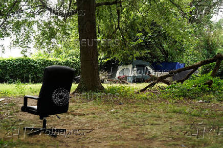 Homeless encampment in Washington, D.C.