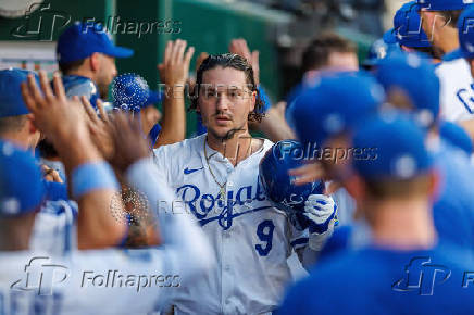 MLB: Texas Rangers at Kansas City Royals