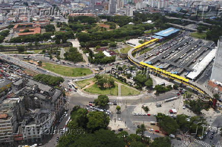 Vista da região do Parque Dom Pedro 2º