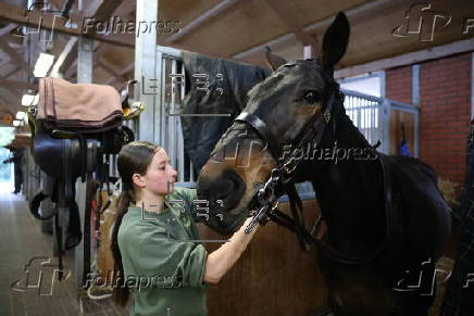 The King's Troop Royal Horse Artillery prepares for 80th anniversary of VE Day