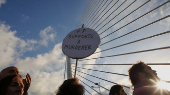 Protest against regional leader Carlos Mazon in Valencia