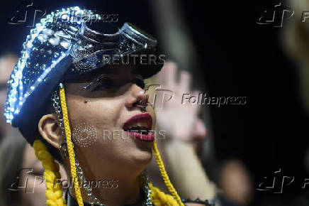 Lady Gaga's open concert at Copacabana beach in Rio de Janeiro