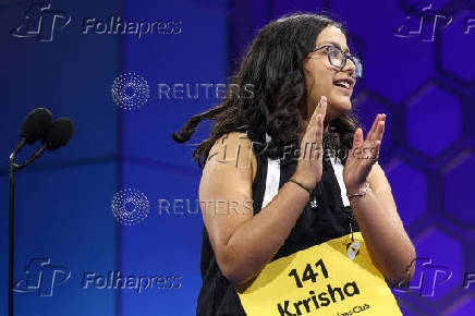 Student Spellers compete in the opening rounds of the annual Scripps National Spelling Bee in Maryland