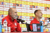 Soccer friendly international - Poland's press conference