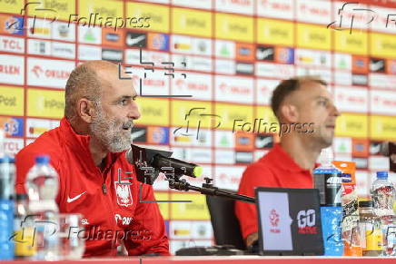 Soccer friendly international - Poland's press conference